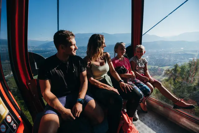 Mit der Kärnten Card ist täglich eine Berg- und Talfahrt mit der Goldeckbahn inkludiert. | Foto: Goldeck Bergbahnen