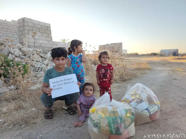 Dank der Volksschulkinder aus St. Martin haben 600 Menschen in Idlib einen Monat lang genug zu essen.  | Foto: Suppenküche Mahlzeit Österreich