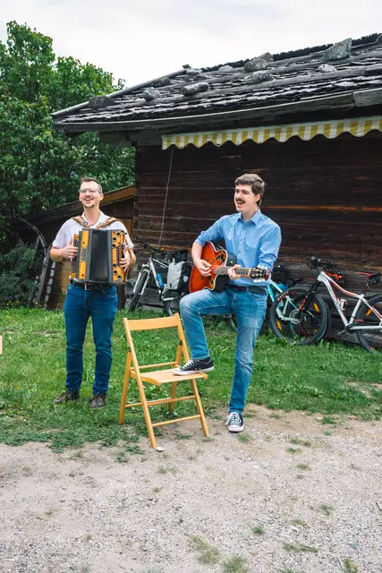 Stefan Holzknecht und Andreas Gleinser spielten auf. | Foto: Pernsteiner