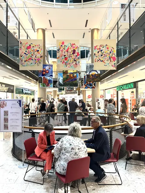 Das ECE Kapfenberg war am Donnerstag vergangener Woche Schauplatz einer Vernissage. | Foto: ECE/Blaha