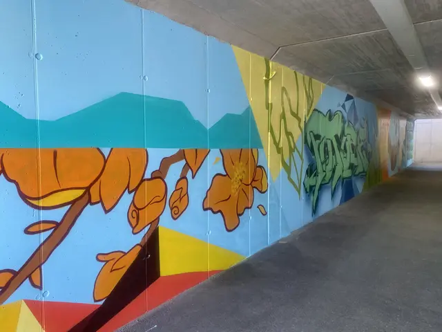 Bunte Graffiti-Kunst ziert nun den Durchgang am Bahnhof Redl-Zipf. | Foto: Eder