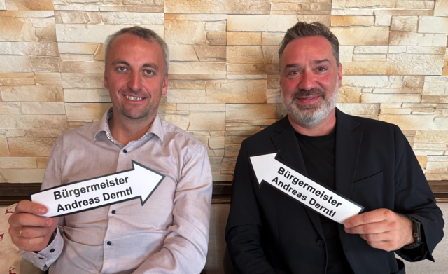 Die beiden Bürgermeister Andreas Derntl aus St. Leonhard bei Freistadt (l.) und Andreas Derntl aus St. Georgen an der Gusen im Doppelinterview. | Foto: MeinBezirk/Wiesmüller