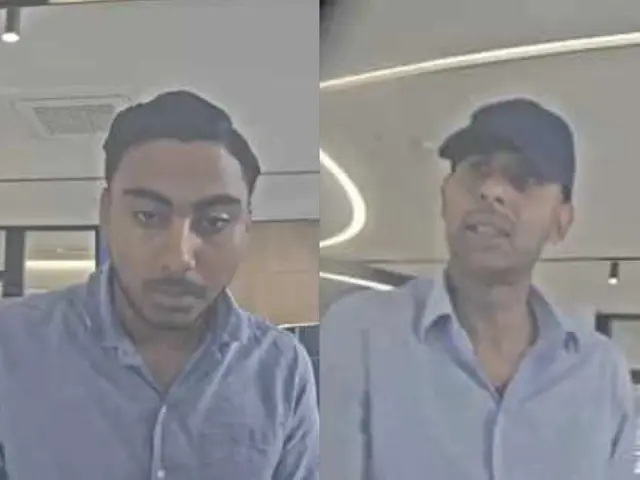 Diese zwei Unbekannten werden von der Wiener Polizei derzeit gesucht.  | Foto: Collage MeinBezirk. Fotos (2): LPD Wien
