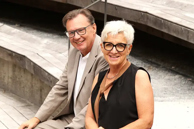 ACP-Präsident Norbert Darabos und LAbg. Doris Prohaska. | Foto: Peter Seper