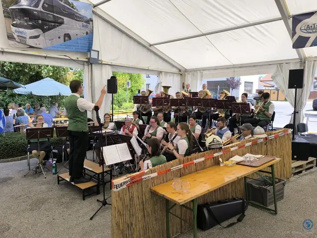 Auch für musikalische Unterhaltung wurde gesorgt. | Foto: FF Haslau/Donau