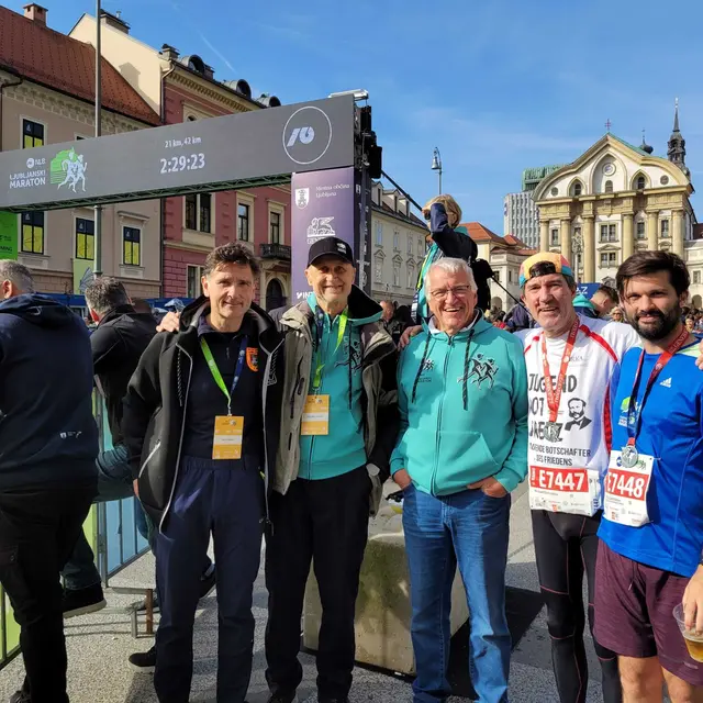  Die Veranstalter des Ljubljana-Marathons, die Michael Dorfstätter wie einen "Teil ihrer Sport-Familie" aufgenommen haben.
 | Foto: privat