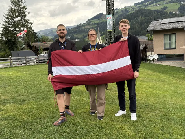 Die drei Teilnehmer aus Lettland. | Foto: Christian Amtmann