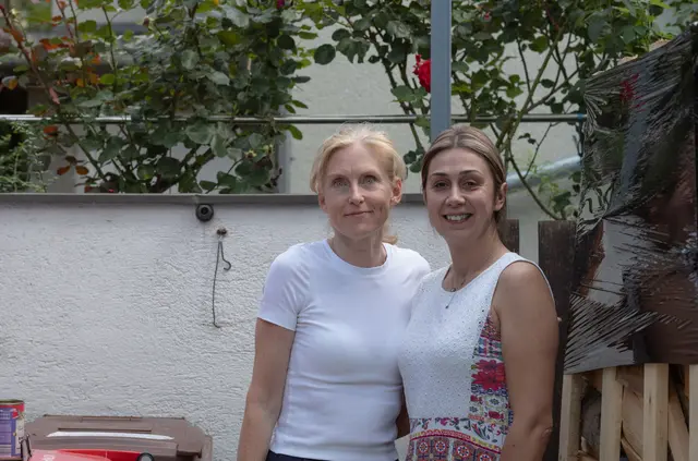 Verena Dorner und Anaka Neziri. | Foto: Santrucek