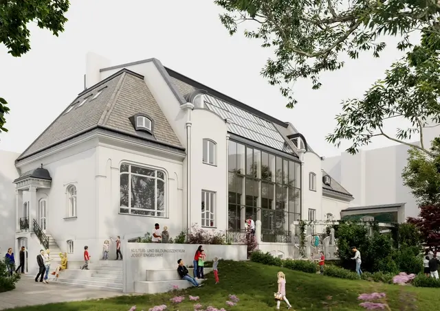 Im ehemaligen Josef Engelhart Atelier soll ein Kultur- und Bildungszentrum entstehen. (Visualisierung)  | Foto:  A.C.C. Ziviltechniker GmbH