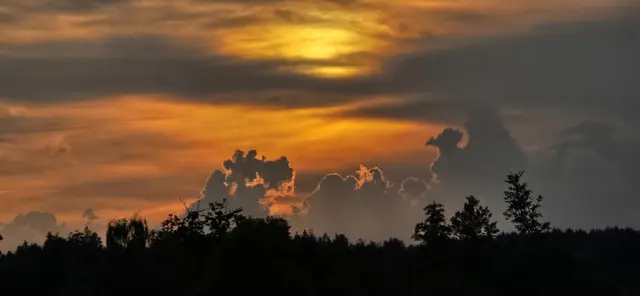 Wunderschönes Abendrot in Etzerstetten | Foto: Franz Zeitlhofer