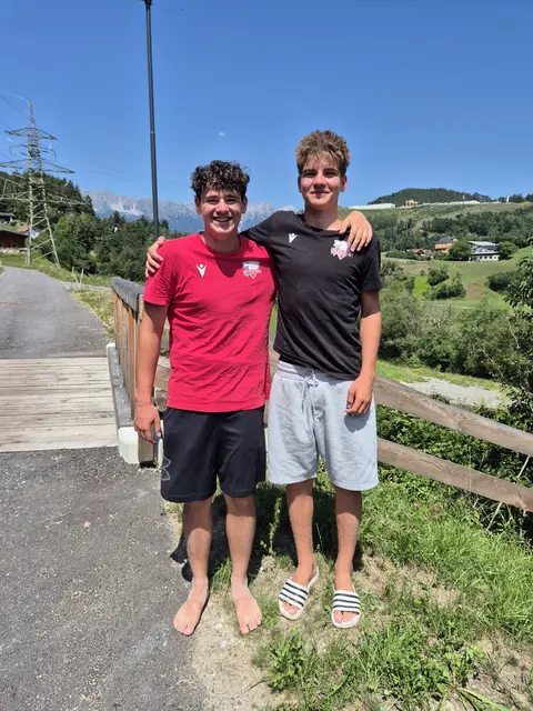 Simon Reischl trat mit Jakob Leblhuber an. | Foto: UVC Rohrbach-Berg