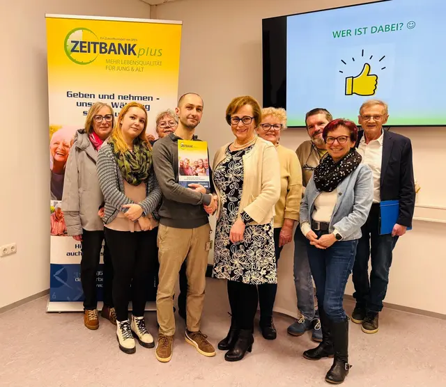 Die initiativen Gründer am Infoabend | Foto: Zeitbank Adlwang