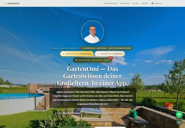 GartenOmi-Web-App schlägt voll ein: Nun macht sie gemeinsame Sache mit Austrosaat AG, bietet den Nutzern ein Gratis-Saatband an und zeigt Mittel gegen Kräuterfäule und Mehltau.  | Foto: Pregetter