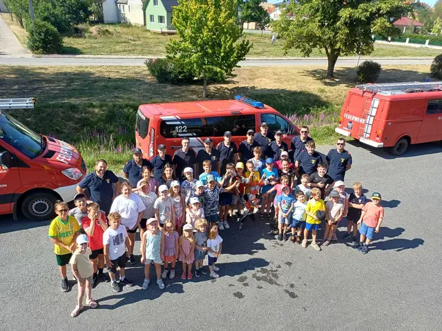 Spaß beim Ferienspiel der Feuerwehren in der Gemeinde Grabern. | Foto: arbes