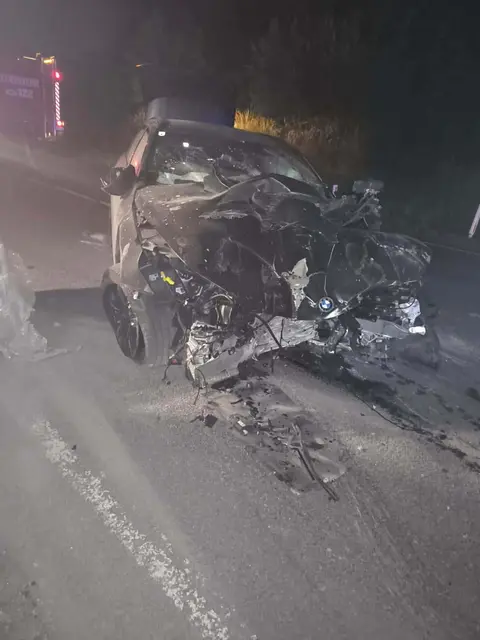 Das Fahrzeug wurde beim Unfall zerstört. | Foto: FF St. Marienkirchen
