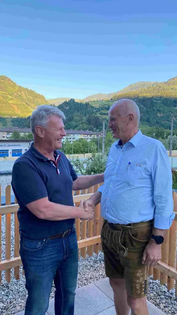 Bei der Verabschiedung von Christoph Unterkofler. | Foto: Lebenshilfe Pongau
