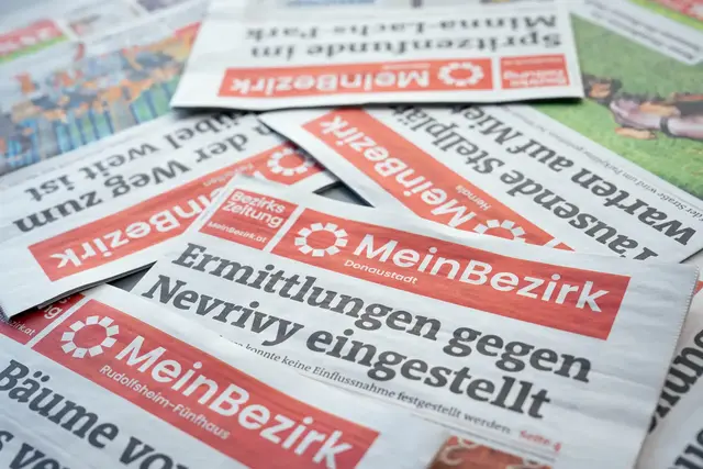 MeinBezirk erscheint in Wien wöchentlich mit 23 Bezirksausgaben - österreichweit mit 120 Printausgaben. | Foto: Sade Jerabek/MeinBezirk