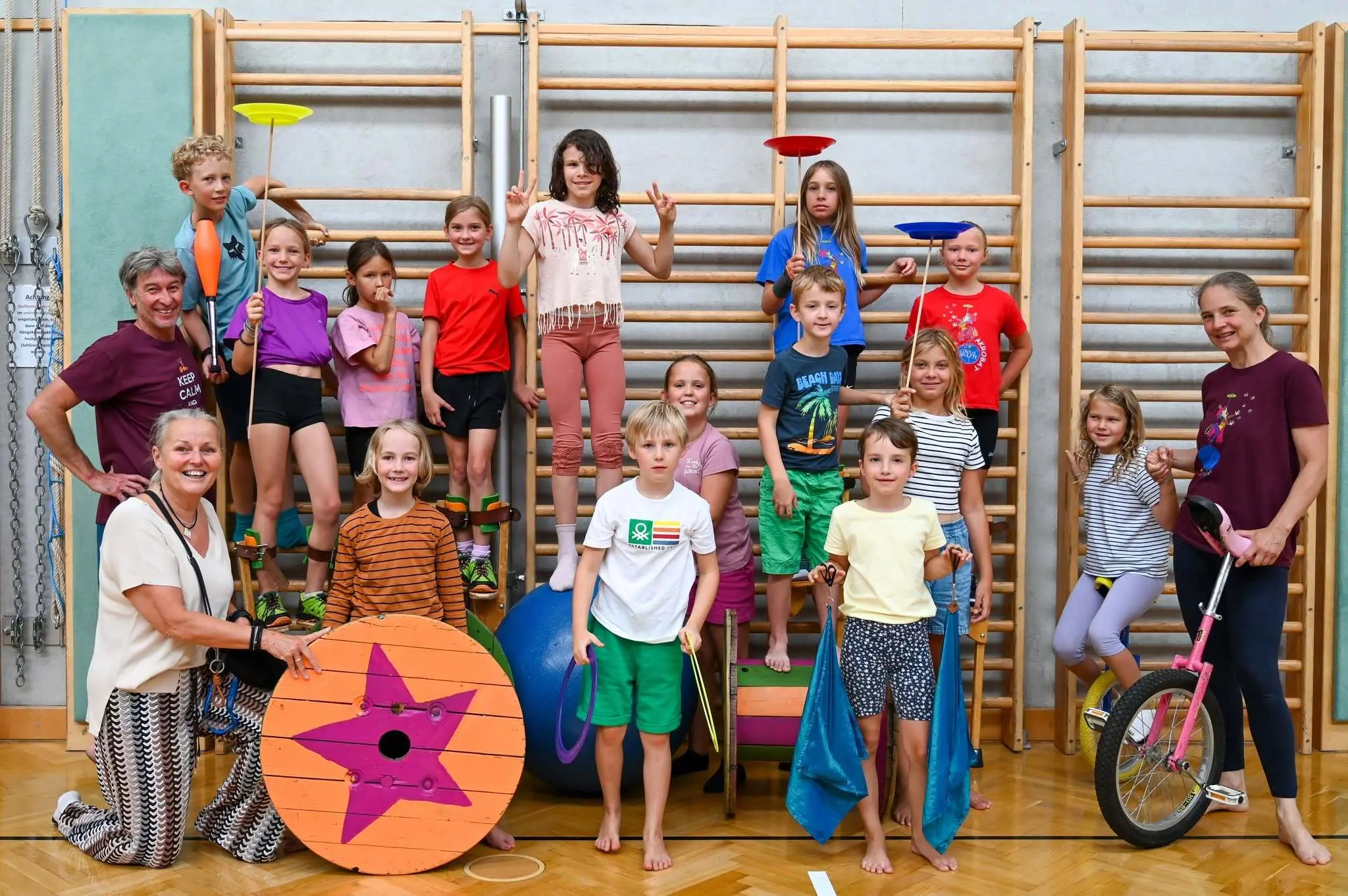 Circus atmosphere in the town of Horn: 25 children discover their talents ...