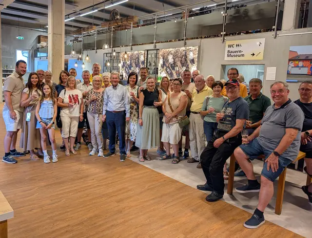 Die ÖVP der Gemeinde Kukmirn war eine der ersten Besuchergruppen im Genusszentrum. | Foto: ÖVP