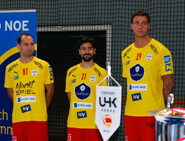 Die Neuzugänge des UHK Krems
v.li.n.re.: Maxim Schalles,  Christoph Barta, Jonas Myreng Elverhoy | Foto: em