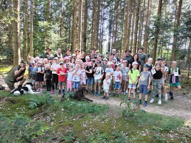 Die Jäger aus Münzkirchen luden am 25. Juli 2026 einem spannenden Nachmittag ein, an dem über 55 begeisterte Kinder teilnahmen.  | Foto: Jägerschaft Münzkirchen