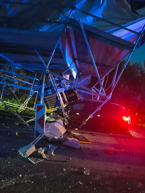 Der Lenker blieb beim Unfall glücklicherweise unverletzt. | Foto: FF St. Marienkirchen