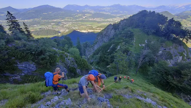 Auf dem Weg zur Toni Lenz Hütte verirrte sich ein Ehepaar am Nachmittag des 28. Juli 2026 und geriet in unwegsames Gelände. | Foto: Bergrettung Grödig