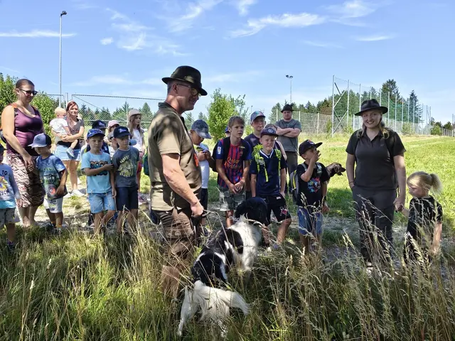 Auch die Jagdhunde waren mit dabei.  | Foto: Jägerschaft Münzkirchen