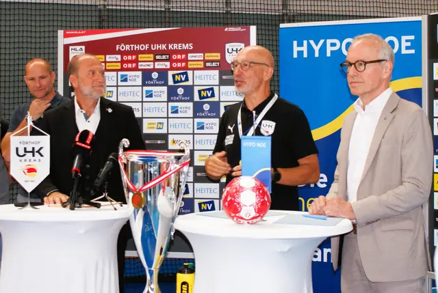 v.li.n.re.: UHK-Präsident Bernhard Lackner, UHK-Geschäftsführer Thomas Aschauer, HYPO NOE Vorstand Wolfgang Viehauser | Foto: em