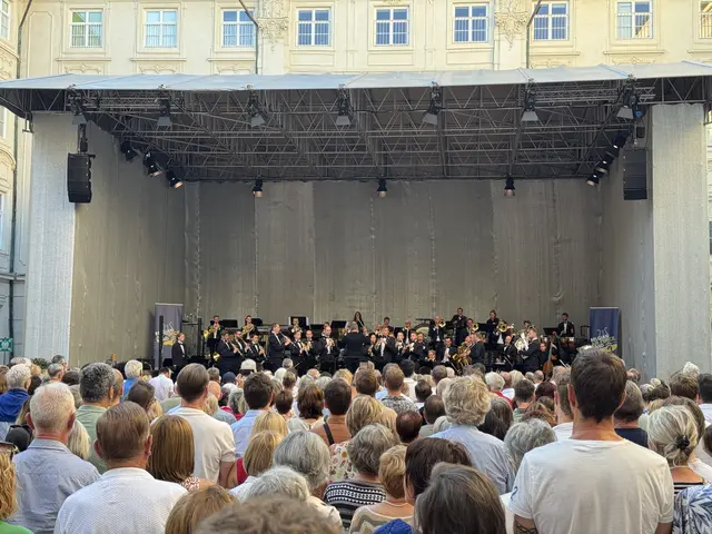 Die Royal Band of the Belgian Airforce trat zum ersten Mal in Österreich auf.