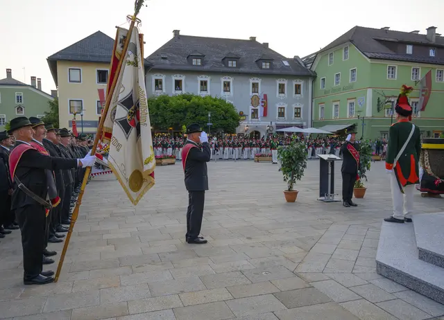 Bei der Feier zur Renovierung und anlässlich des 100-jährigen Bestehens des Kriegerdenkmals in Tamsweg am 25. Juli 2026 | Foto: Peter  Bolha