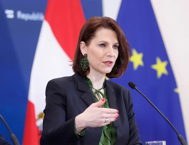 Kärnten-Landeshauptfrau Karoline Edtstadler. | Foto: Regina Aigner/Bundeskanzleramt