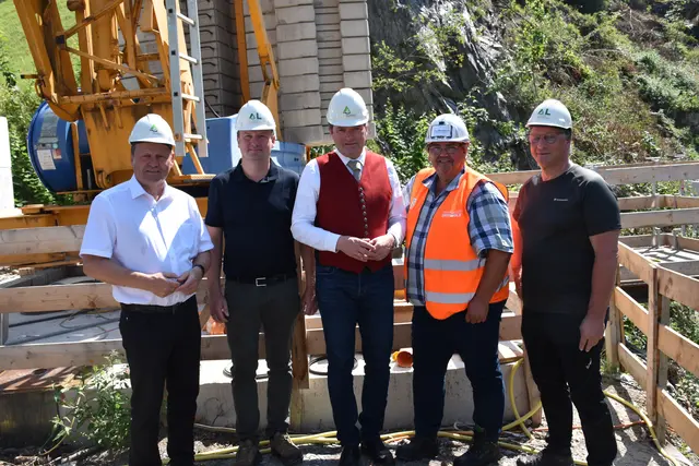 Josef Geisler, Hansjörg Moigg, Norbert Totschnig, Josef Muchitsch und Friedrich Steiner.  | Foto: Haun