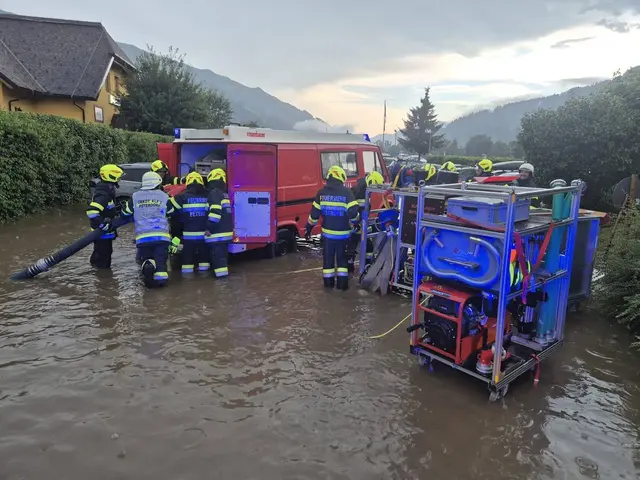 Im Bezirk Murau kam es aufgrund des Unwetters zu mehreren Feuerwehreinsätzen.