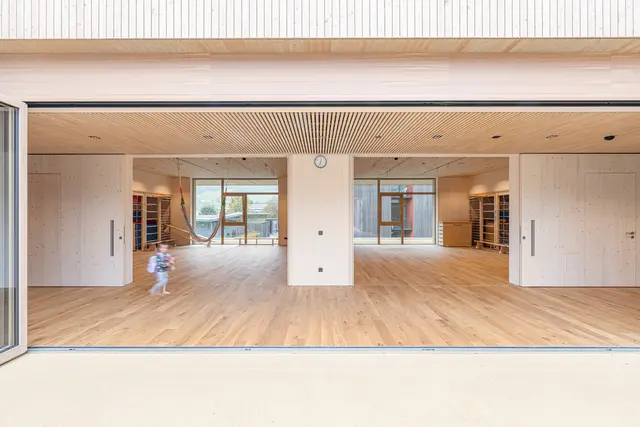 Neubau Kindergarten Thalgau, Architekten Schönberger | Foto: norbert-freudenthaler
