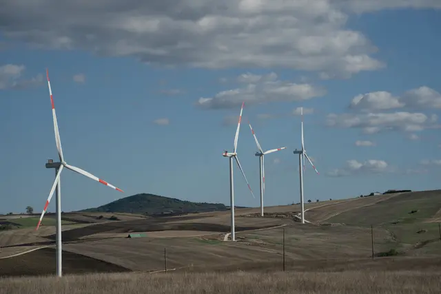 Der italienische Windpark Ariano  | Foto: W.E.B Windenergie AG