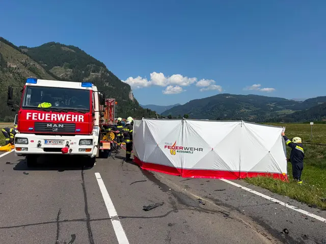 Zwischen Katsch an der Mur und Oberwölz kam es zu einem Unfall. 