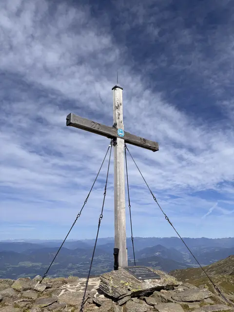 Der Gipfel: Zirbitzkogel (2.396 m).