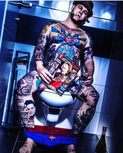 Unter der Haut: Die persönlichen Geschichten hinter den Tattoos von Niederösterreichs Promis. René Grohs trägt beispielsweise ganze 151 Tattoos auf der Haut. | Foto: The Ridin' Dudes
