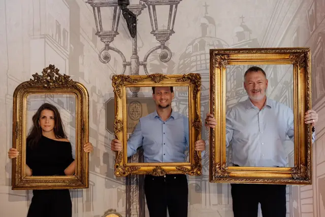 v.l.: Bianca Andrejka, Julian Auer und Roland Bulla eröffnen ein neues Museum in der Löwengasse 39. | Foto: Vienna Adventures GmbH