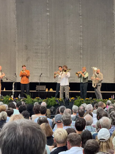 Eine außergewöhnliche Leistung: Thomas Weiß sprang kurzfristig auf der Bassposaune ein und konnte auf ganzer Linie überzeugen. | Foto: MeinBezirk/Thomas Geineder