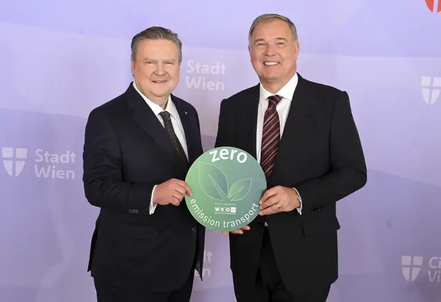 Bürgermeister Michael Ludwig (SPÖ) und Walter Ruck bei einem gemeinsamen Medientermin. (Archiv) | Foto: Stadt Wien / Christian Jobst