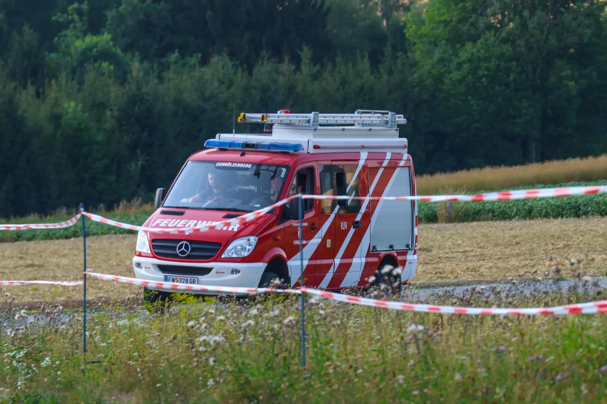 Alarm in Schlüßlberg: Kleine Verpuffung im Ofen – drei Feuerwehren im ...