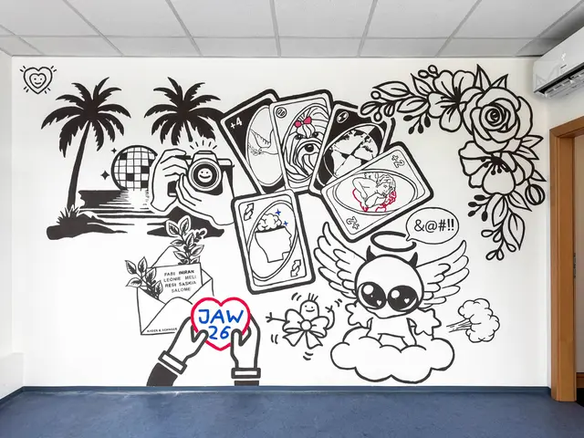 Am Ende entstand ein cooles Wand-Graffiti. | Foto: Andreas Nader