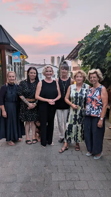 Fordern mehr Prävention im Gewaltschutz: Daniela Grabovac, Sabrina Spiegel, Karin Greiner, Christine Hagelkrüys, Ursula Lackner, Angela Meister (v.l.) | Foto: Timon Weutz