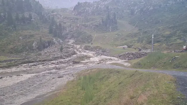 Auch im Kaunertal kam es am Mittwoch zu großen Unwettern. Der Gepatsch-Speicher konnte die großen Wassermengen des Unwetters zurückhalten. | Foto: Agrargemeinschaft Birgalpe