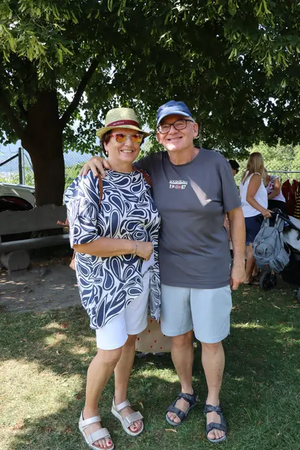 Maria und Hansjörg ließen sich die Sommerfrische nicht entgehen.  | Foto: Kendlbacher