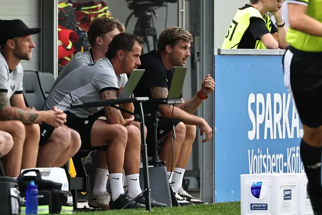 Trainer Philipp Zulechner und sein Team bangten bis zum Schluss. | Foto: GEPA-Pictures