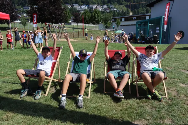 Martin, Sebastian, Simon, Leonie und Christian genossen die ORF Radio Tirol Sommerfrische in Fritzens. | Foto: Kendlbacher
