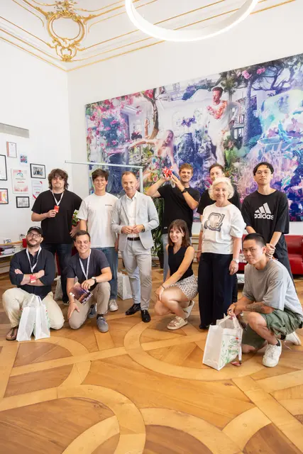 Die Gewinner des Band- und DJ-Contests von "Live in Salzburg" waren zu Gast im Schloss Mirabell. Sie sind Ende August an vier Tagen im Volksgarten zu sehen. | Foto: Stadt Salzburg/Wilbild
